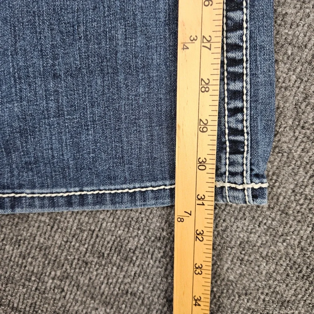 Buckle BKE Stella Bootcut Jeans Women's 31 Blue Dark Wash Stretch Mid Rise Denim - Picture 6 of 12